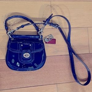 COACH Blue Crossbody Bag